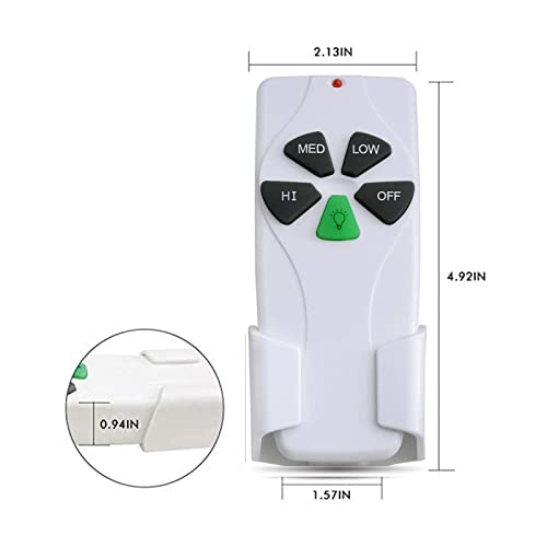 Breeze Bay RC-53T Fan-53T Ceiling Fan Remote Control Replacement thumb #3