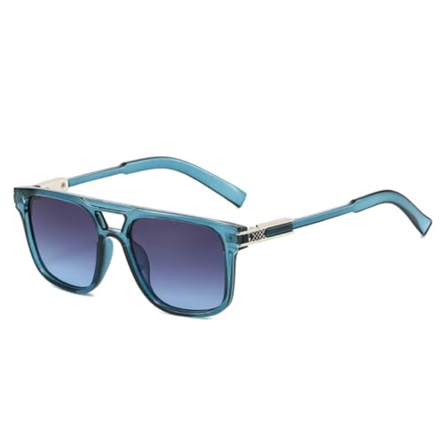 MUTYNE Lunettes de soleil carrées double pont verres dégradés