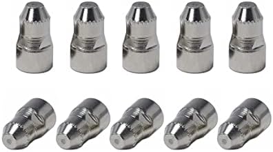 SUSEMSE 30 PCS P-80 Plasma Cutter Cutting Torch Consumables, Non-Touch Pilot Arc Plasma Cutting Nozzles + Tip Electrodes + Ceramic Shield Cups