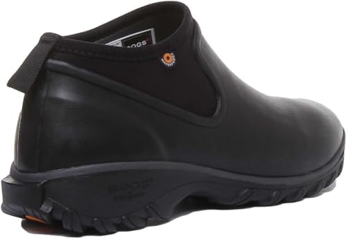 BOGS Women's Sauvie Chelsea Waterproof Garden Rain Boot, Black, 8 M US | Image 2