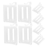 SEWACC 8 Stück Teiliges Kühlschrank trennwandsystem Verstellbare Seitentrenner für...