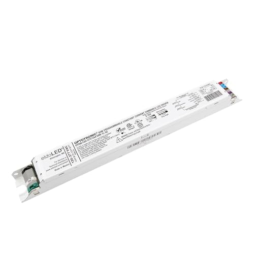*2743X3 OPTOTRONIC Programmable Linear 50 Watts Constant Current LED Driver, 0-10V Dimmable OTi50/120-277/1A4 DIM-1 L G2 120/277Vac White