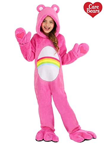 Disfraz infantil Girl's Care Bears Deluxe Cheer Bear rosa miniatura 2