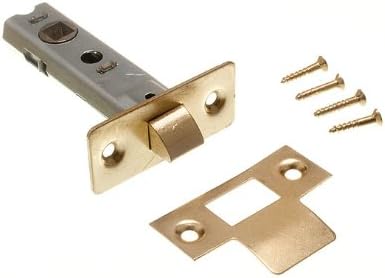 One Stop DIY 100 x TUBULAR MORTICE LATCH SPRUNG DOOR CATCHES 75MM EB BRASS PLATED NEW