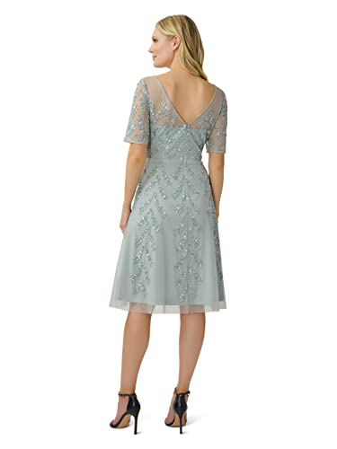 Image of Adrianna Papell Women's Beaded Midi Dress