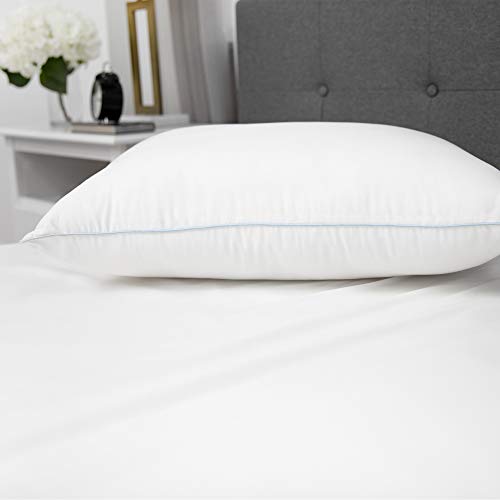 Sensorpedic Position Fiber Filled Bed Pillow With Cotton Cover, 2 Count (Pack Of 1), White #TOP7