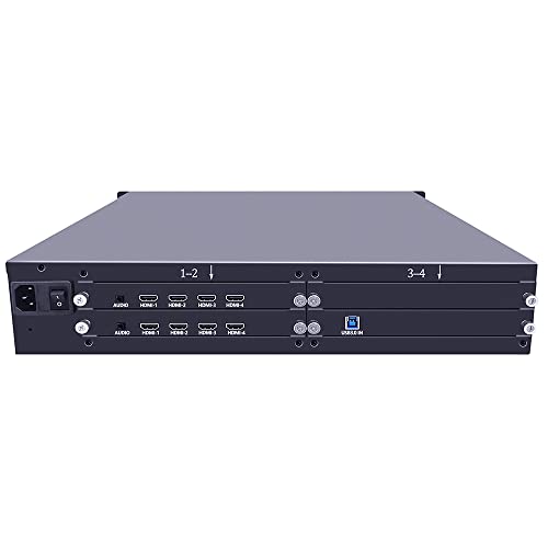 iseevy 8 channel magic video wall processor for 1x8 8x1 1x7 7x1 tv wall and special art video wall support 0360 degree and pixel to pixel high resolution display only work with windows 1011 os