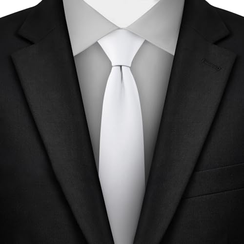 Image of Jacob Alexander Men's Skinny Width 2 inch Solid Color Tie