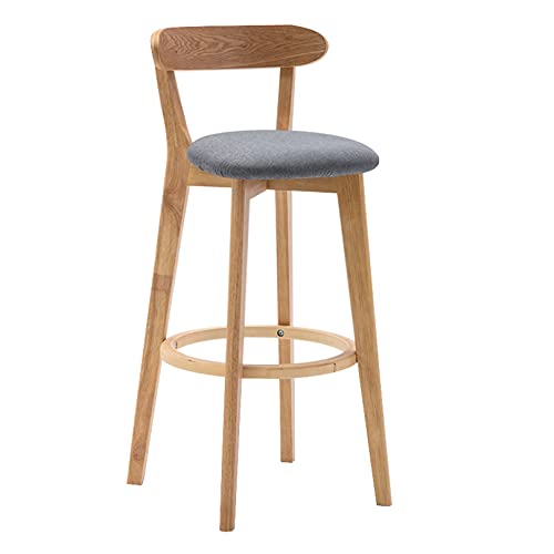 Tabourets de bar nordiques anti-taches avec assise déhoussable - 2