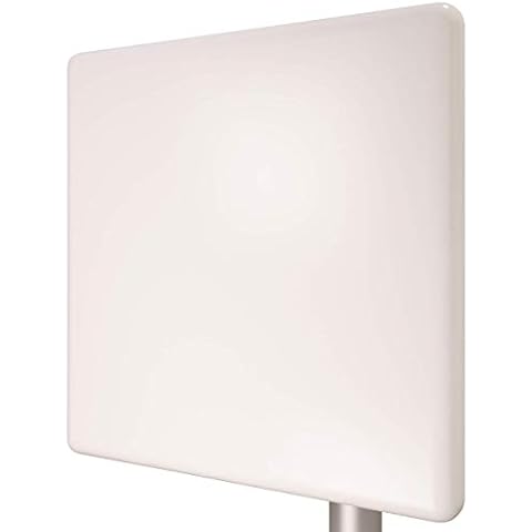 Tupavco TP511 WiFi Panel Antenna 2.4GHz (20dBi) Outdoor Directional (2400-2483 MHz) Wireless Network Signal (Pole Mast Mount) Weatherproof High-Gain Long Distance Range (N-Female Connector) Cover
