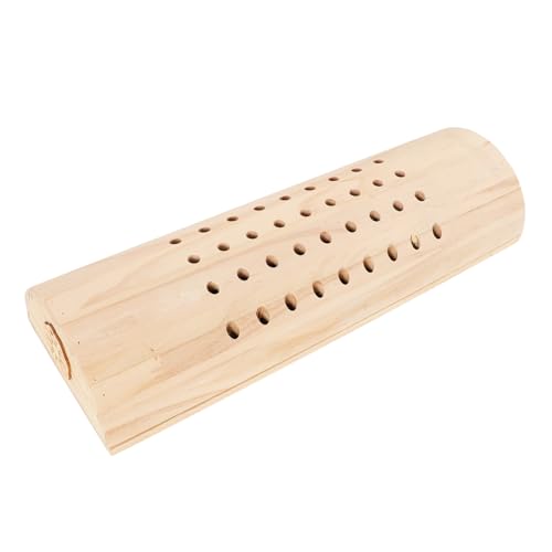 VALICLUD Cuscino Cervicale Rigido Traspirante Per Moxibustione Supporto Stabile in Legno, Cuscino Per La Schiena Della Sauna e Supporto Per La Testa Adatto a Uso Domestico e Ufficio