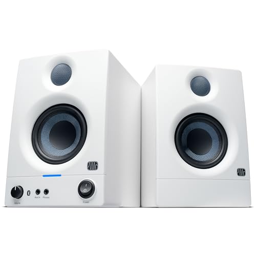 Image of PreSonus Eris 3.5-inch Media Reference Monitors with Bluetooth connectivity (White)