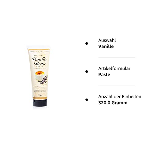 Taylor & Colledge Vanilleextrakt BIO 320 g – Vanillepaste