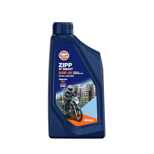 Gulf ZIPP SMART 20W40 4T | 2 Wheeler Bike 4 Stroke High Performan...