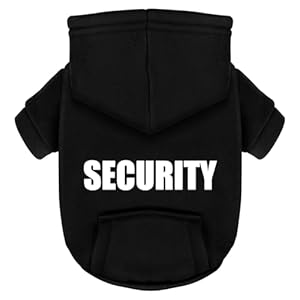 Paiaite Black Chihuahua Dog Hoodie:...