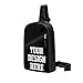 Custom Crossbody Sling Bag With You Logo Text Picture Personalized Chest Bags Travel Business Shopping Sport Mens Custom Chest Bags