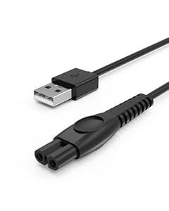Superer 5V USB Ladekabel Passend für Philips One Blade 360 QP2824, QP2834, QP2734, QP2724, QP1924, X5004, S3145, BG5021, BG3027, QP4631, MG5950, MG7930, MG9510, MG5920, QP6652, S5887 Rasierer Kabel
