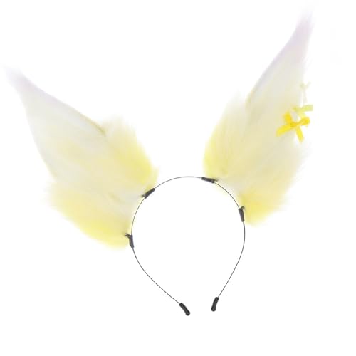 LEADSDGE Diadema realista con diseño flexible Amime para cosplay, carnavales, festivales de música, reuniones, diadema de anime