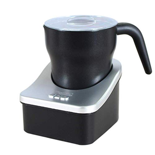LWX Espumador de Leche Vaporizador de Leche eléctrico, Hecho de Acero Inoxidable Se Puede Calentar Espumador líquido con…