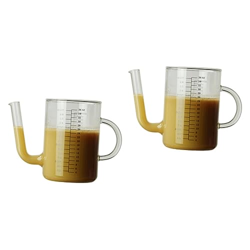 LALADEFIEE 2stücke Filter Öl Kettle Hitzebeständige Karaffe Für Getränke Geeignet Für Säfte Tee Und Für Zuhause Und Partys LALADEFIEE 2stücke Filter Öl Kettle Hitzebeständige Karaffe Für Getränke Geeignet Für Säfte Tee Und Für Zuhause Und Partys
