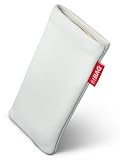 fitBAG Beat White Housse sur Mesure pour Samsung Galaxy S3 SIII i9300. Cuir Nappa de qualité supérieure avec Doublure en Microfibre pour Le Nettoyage d'écran