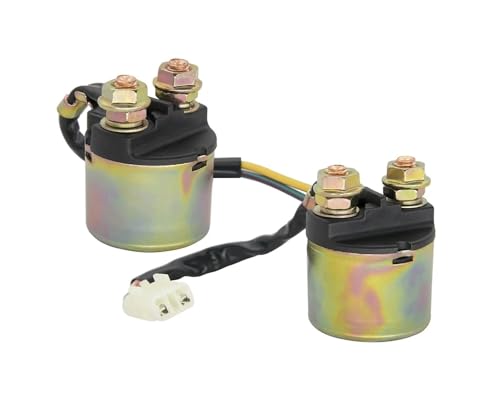 YYSMO Relé De Solenoide De Arranque para Hon&da TRX90 TRX300 TRX350 TRX400 TRX420 TRX450 TRX450ES TRX500 TRX650 TRX680 Fourtrax Ranche 2 Piezas
