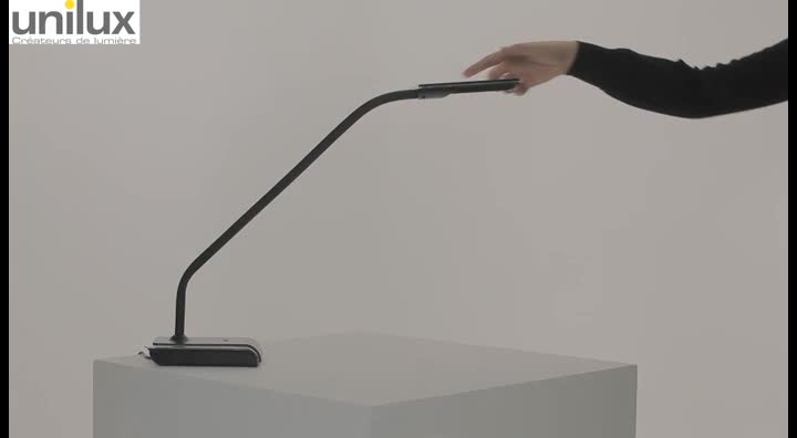 Unilux LED Schreibtischlampe Sensation, dimmbar, schwarz – Bild 7