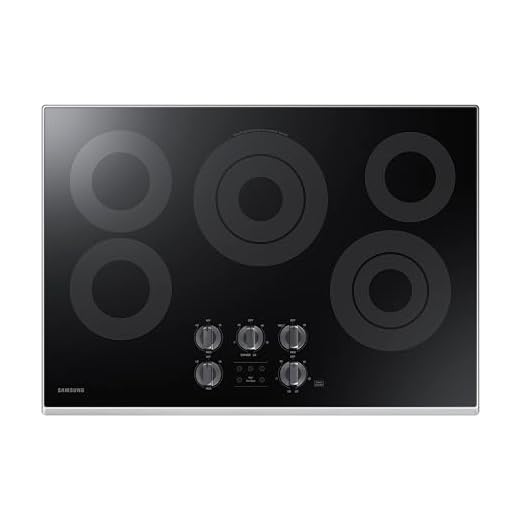 Samsung 30" Stainless Steel Electric 5 Element Smoothtop Stovetop Cooktop NZ30K6330RS