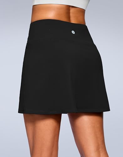 SANTINY 14" Skorts for Women with 2 Pockets High Waisted A Line Casual Pickleball Golf Skort Athletic Tennis Skirt2