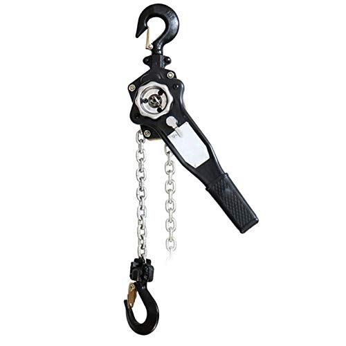 YXB Polipasto de Cadena de 0,75/1 tonelada, polipasto de Cadena de Palanca Manual,...