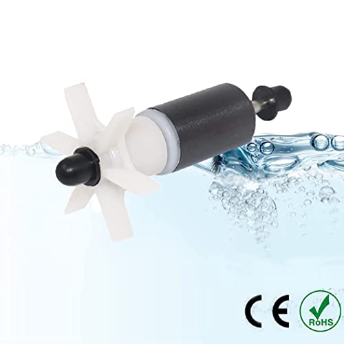 WANGCL Submersible Pump Rotor Impeller with Shaft and Bearing 2.5m Replacement Magnetic Filter, Silver - Image 4
