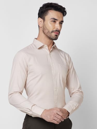 Image of Park Avenue Slim Fit Pure Cotton Checks Pattern Semi Cutaway Collar Formal Shirt