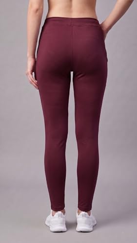Image of Mehrang Stretchable Yoga Pants for Women & Gym Pants for Women Workout with Mesh Insert & Side Pockets