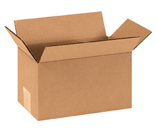 Image of Secure Seal - 9x5x5 Inches Pack of 25 Corrugated Cardboard Packing Shipping Mailing Moving Carton Boxes