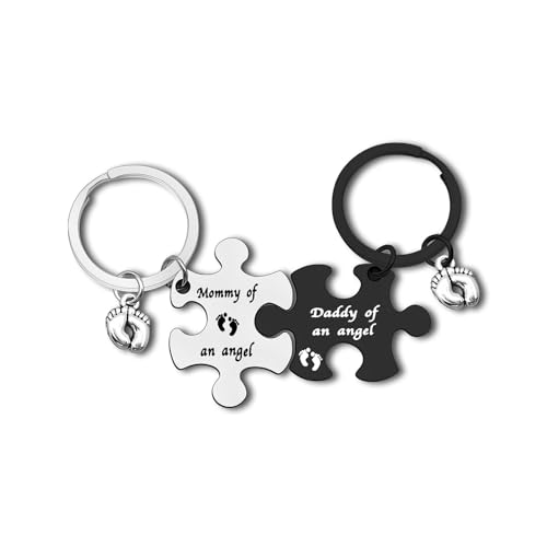 Loss Memorial Keychain Set Loss of Baby Memorial Gift Sympathy Gift for Infant Loss Pregnancy Miscarriage Baby Memorial Jewelry In Memory of Infant Child Loss Remembrance Gift Miscarriage Jewelry