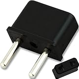 Einfache bedienung - Der Adapter ist extrem einfach zu bedienen, stecken Sie ihn einfach auf den Stecker Ihres elektronischen amerikanischen Gerätes, wie z den Raum Deutschland und den größten Teil Europas. Seine Verwendung ist intuitiv und sofort, dank der Sie seinen Platz mit einem anderen Gerät mit einer Bewegung ändern können.
