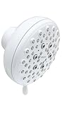 MOEN/FAUCETS 23045W Banbury, White, 5 Function, Fixed Mount, Shower Head