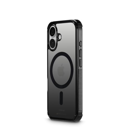 Hama Coque pour l'iPhone 16 "Extreme Protect [Housse Anti-jaunissement] [Etui D3O®] [Coque Robuste] [Compatible MagSafe] - Noir