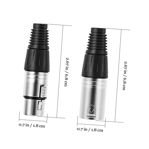 Connecteurs XLR mâle et femelle pour remplacer une fiche audio défectueuse