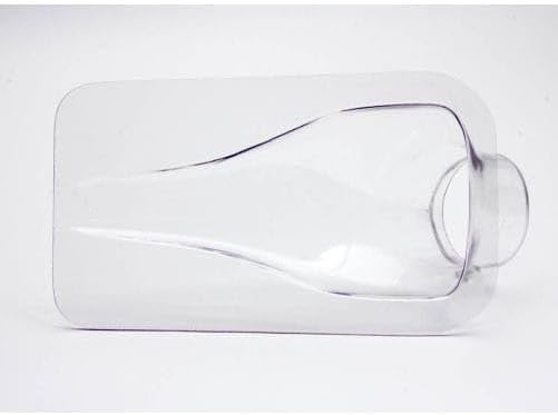 7019 or Brake NACA Duct Single 3" Tube Molded Plastic Clear 7019