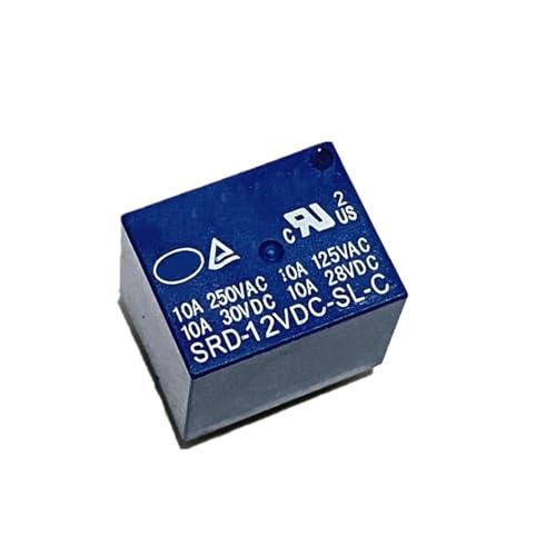 Relés SRD-09VDC-SL-C conmutador de 5 pines 10A 250VAC para electrónica