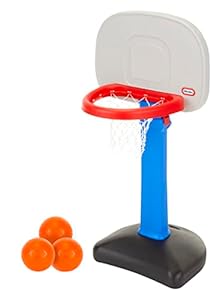 Little Tikes Easy Score Basketball Set, Blue, 3 Balls - Amazon Exclusive, 23.75 x 22 x 61 inches product image
