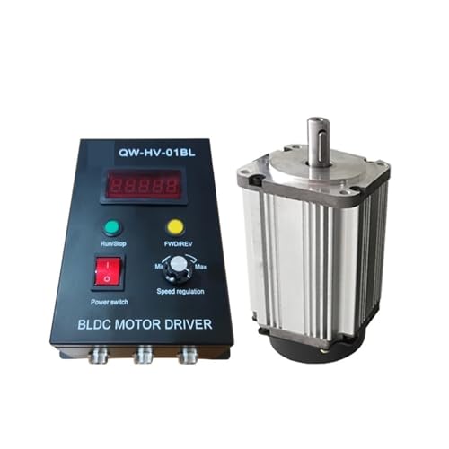 Moteur monophasé sans balais QW80BL pour moderniser un tour mécanique ou un banc d'essai