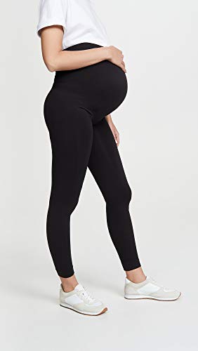 Ingrid & Isabel Seamless Maternity Legging-Like Tights | X-Soft | Grows With You Black #TOP3