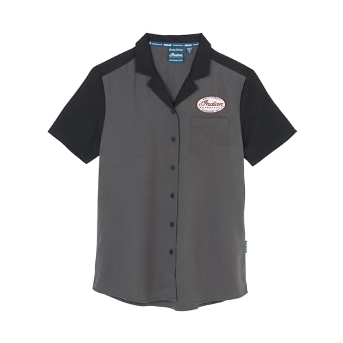 Indian Motorcycle Women's Garage Shirt, Gray