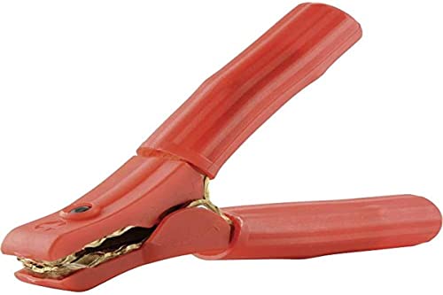 Tru Components 1570813 736511 - Pinza Di Ricarica Max. 1000 A/30 V/Dc, Vite Rossa, 1000 A, Contenuto: 1 Pezzo