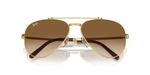 Image of Ray-Ban Unisex Rb3625 New Aviator Aviator Sunglasses
