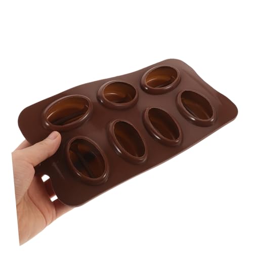 TOBBOMEY コーヒー豆型シリコン製氷皿 耐熱耐冷フレキシブルモールド チョコレートキャンディケーキ飾り 多用途アイスキューブトレイ お菓