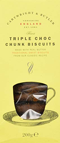 Cartwright & Butler Triple Chocolate Chunk Biscuits, Gebäck mit dreierlei Schokolade, 1er Pack (1 x ) Cover
