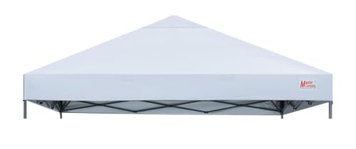 MASTERCANOPY Replacement Pop Up Canopy Top for Durable Pop-up Canopy (8x8 White)